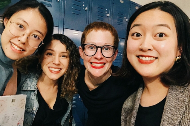 Grace Kwon with Giorgia Luppi, Monica Tarriba, Cecilia Wang