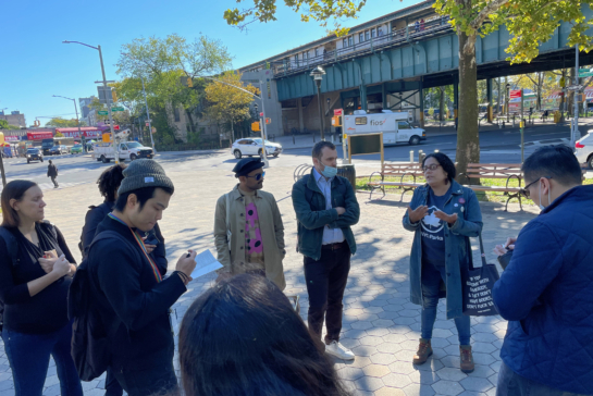 Outside in the Bronx with DSI, Nilka Martel from Loving The Bronx,Montefiore hospital trainees